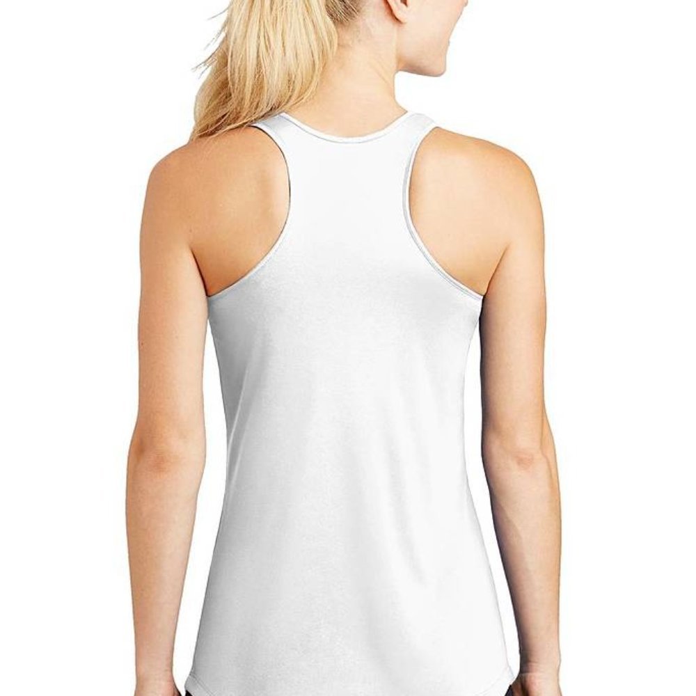 Retro Santa Shirt Womens Vintage Style Merry Christmas Holiday Tank Top - Picture 5 of 6
